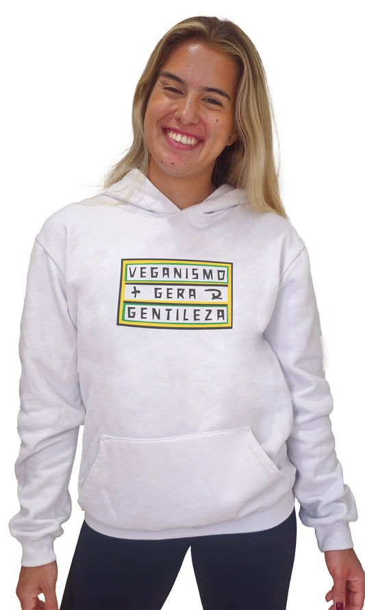 Hoodie Slim Veganismo Gera Gentileza