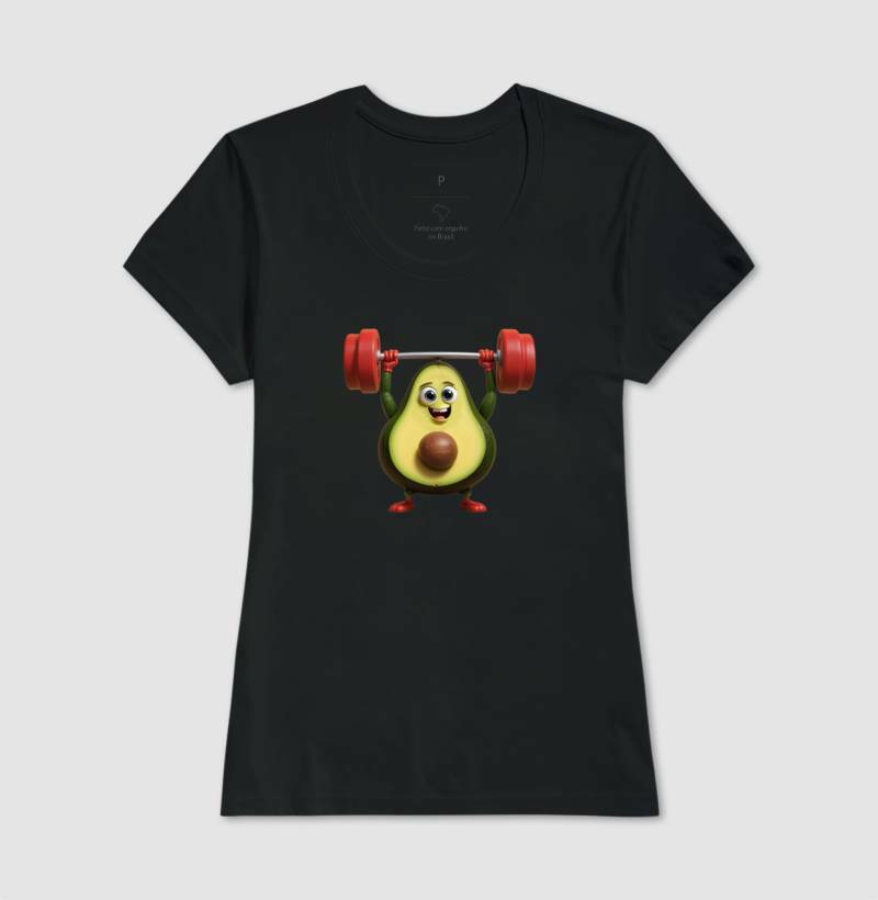 Camiseta Feminina Avocado Lifter - Branvas