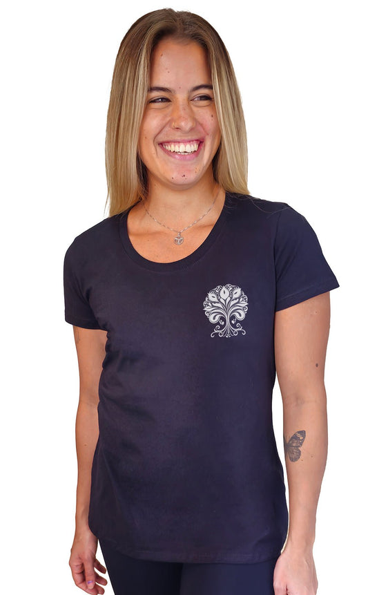 Camiseta Feminina Branvas Logo Preto e Branco Minimalista - Branvas