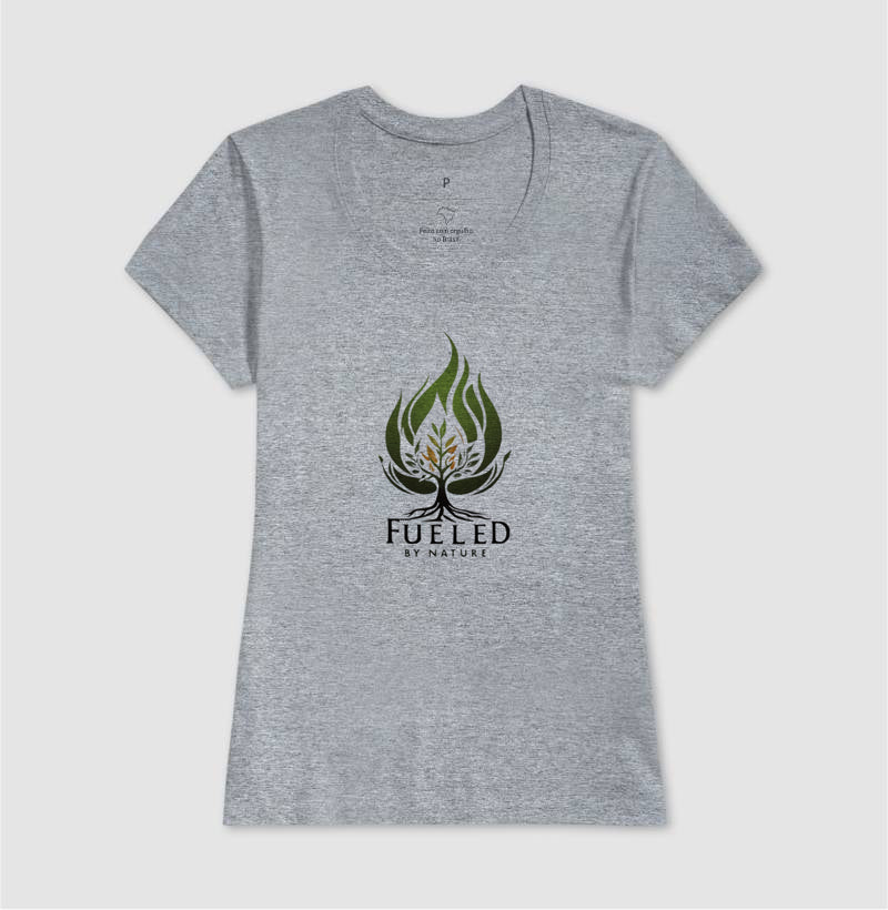 Camiseta Feminina Fueled By Nature - Branvas