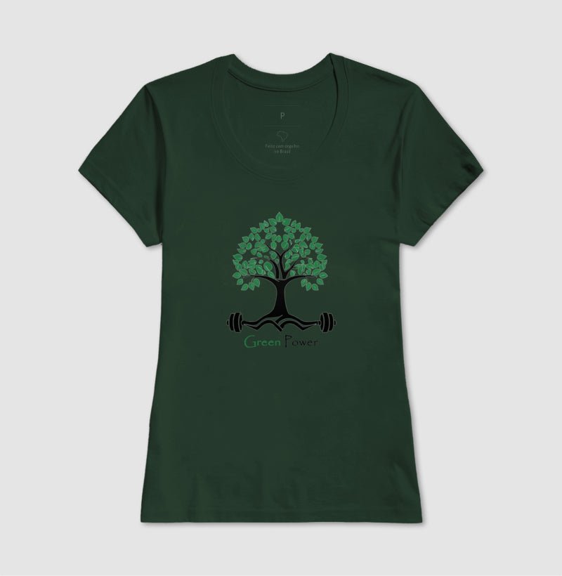 Camiseta Feminina Green Power - Branvas