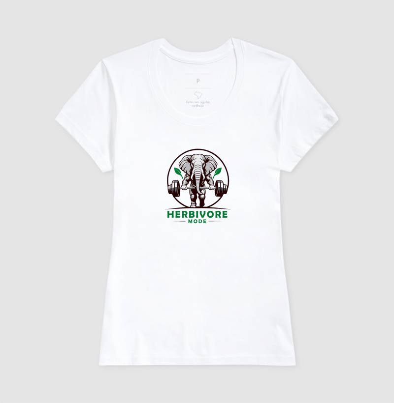 Camiseta Feminina Herbivore Mode - Branvas