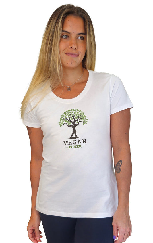 Camiseta Feminina Vegan Power - Branvas