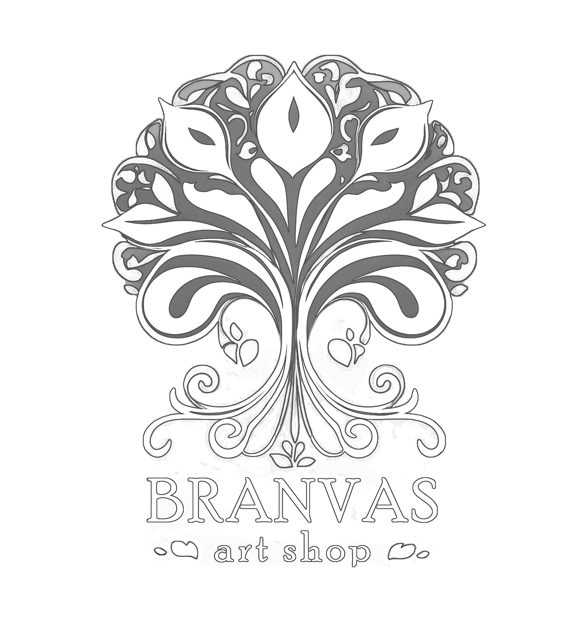 Camiseta Masculina Branvas Logo Preto e Branco - Branvas