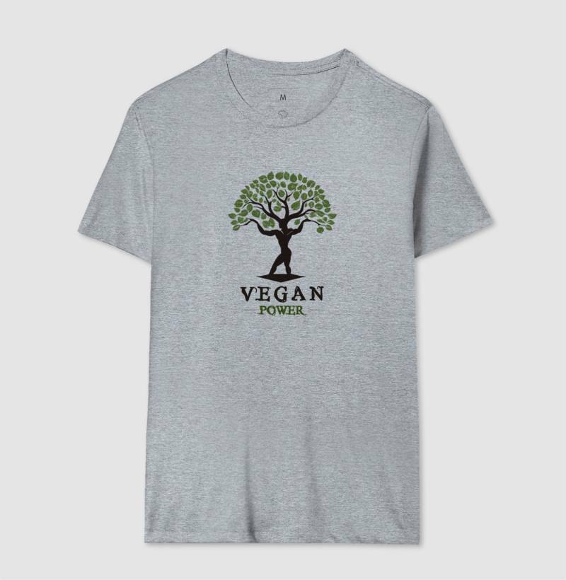 Camiseta Masculina Vegan Power - Branvas