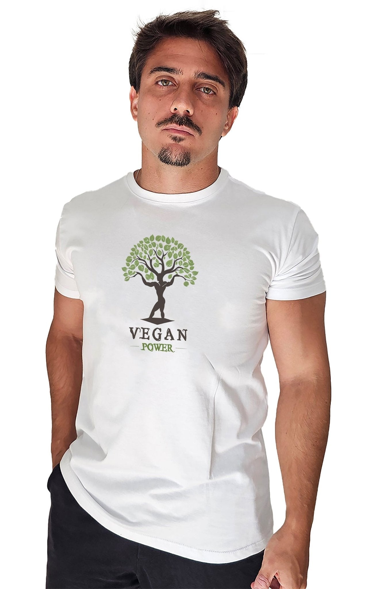 Camiseta Masculina Vegan Power - Branvas