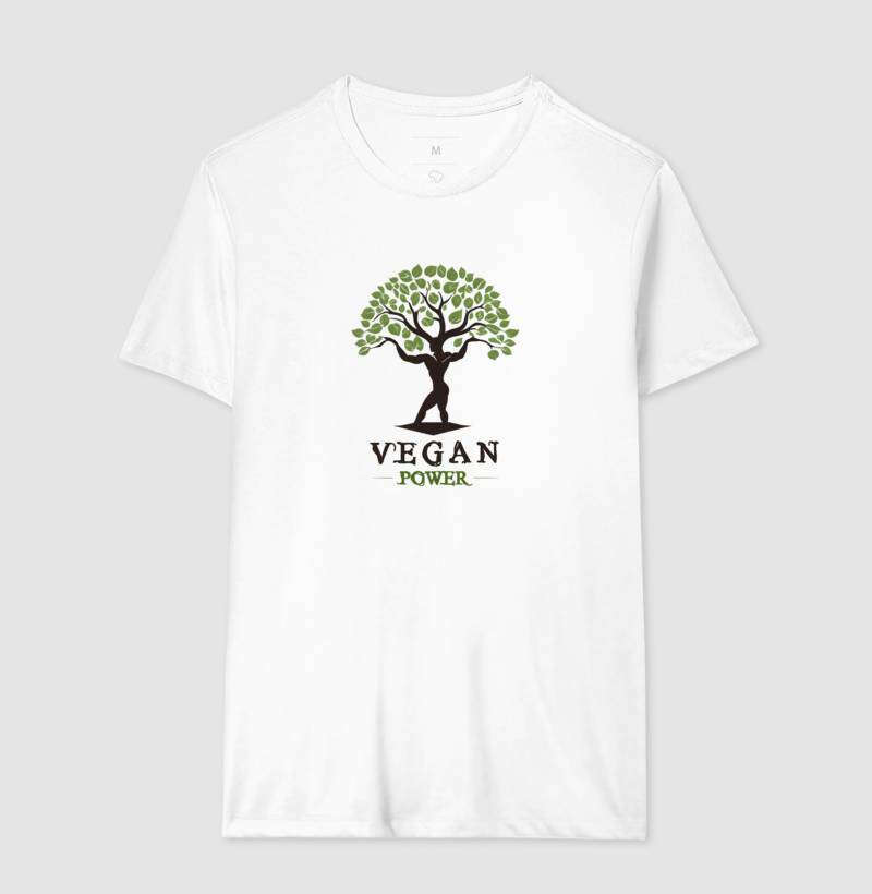 Camiseta Masculina Vegan Power - Branvas