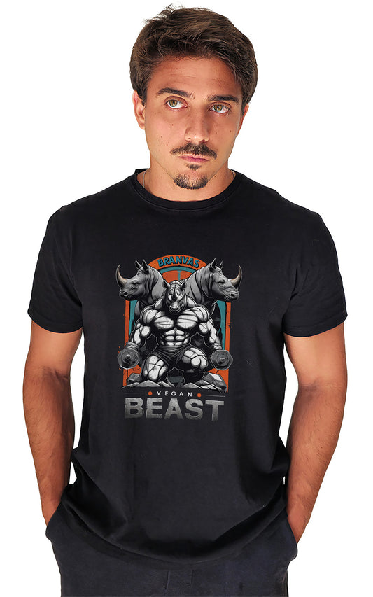 Camiseta Masculina Vegan Beast