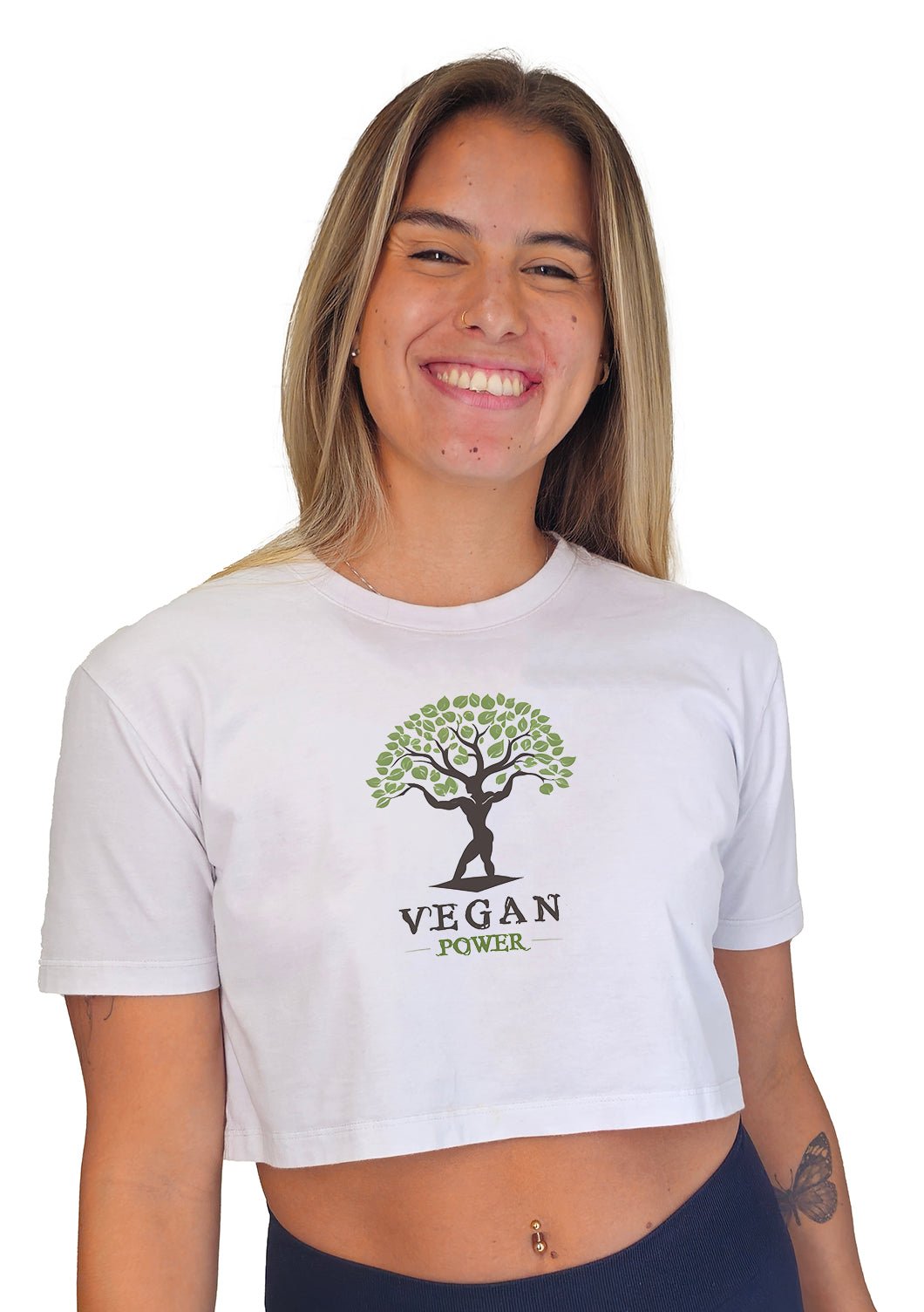 Cropped Vegan Power - Branvas