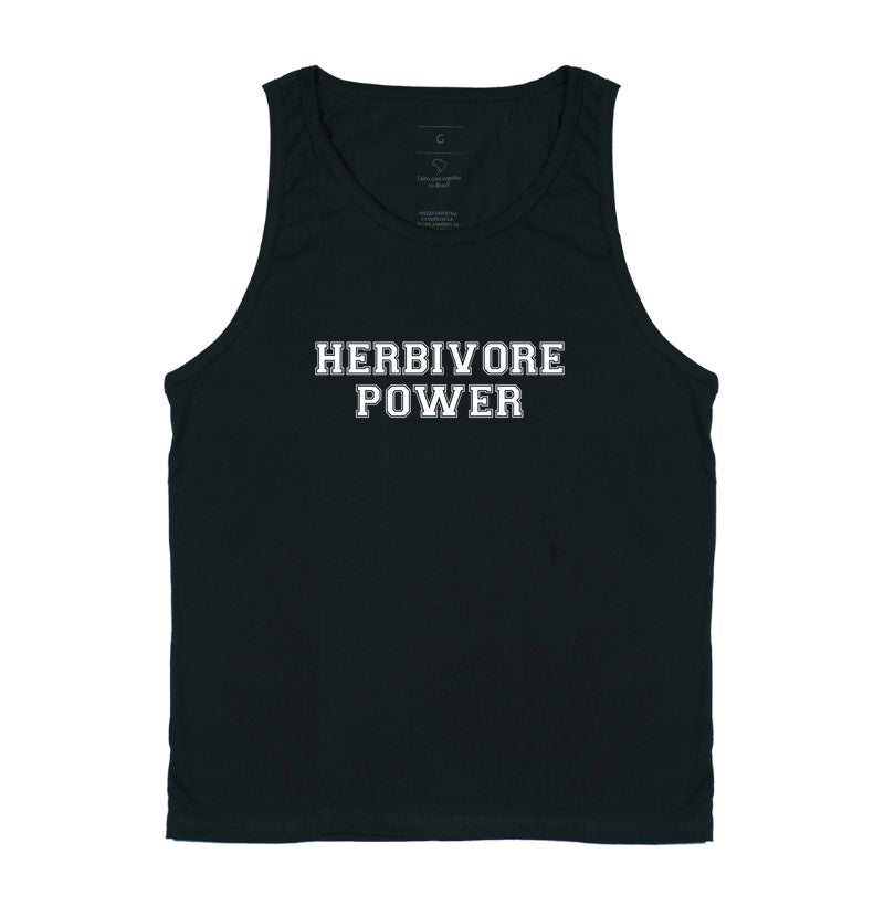 Regata Herbivore Power - Frase Branca