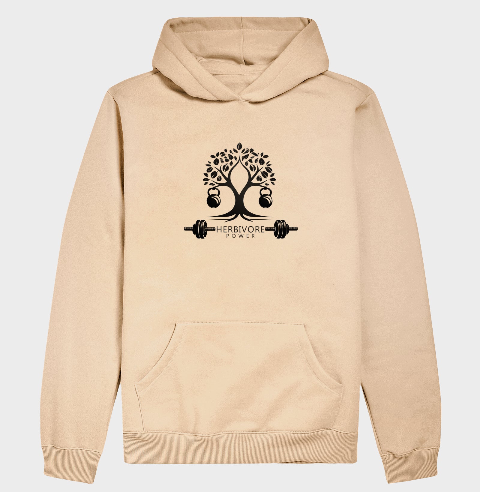 Hoodie Slim Herbivore Power - Branvas