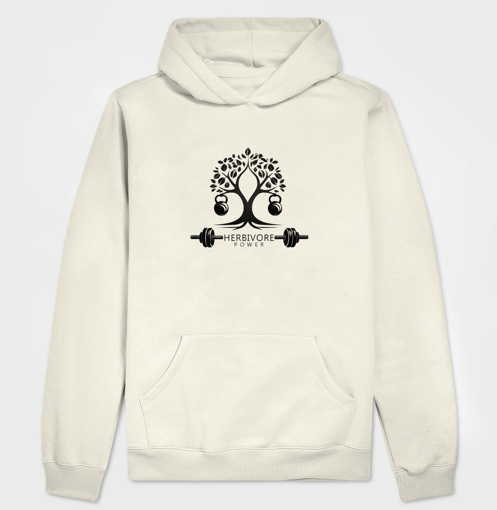 Hoodie Slim Herbivore Power - Branvas