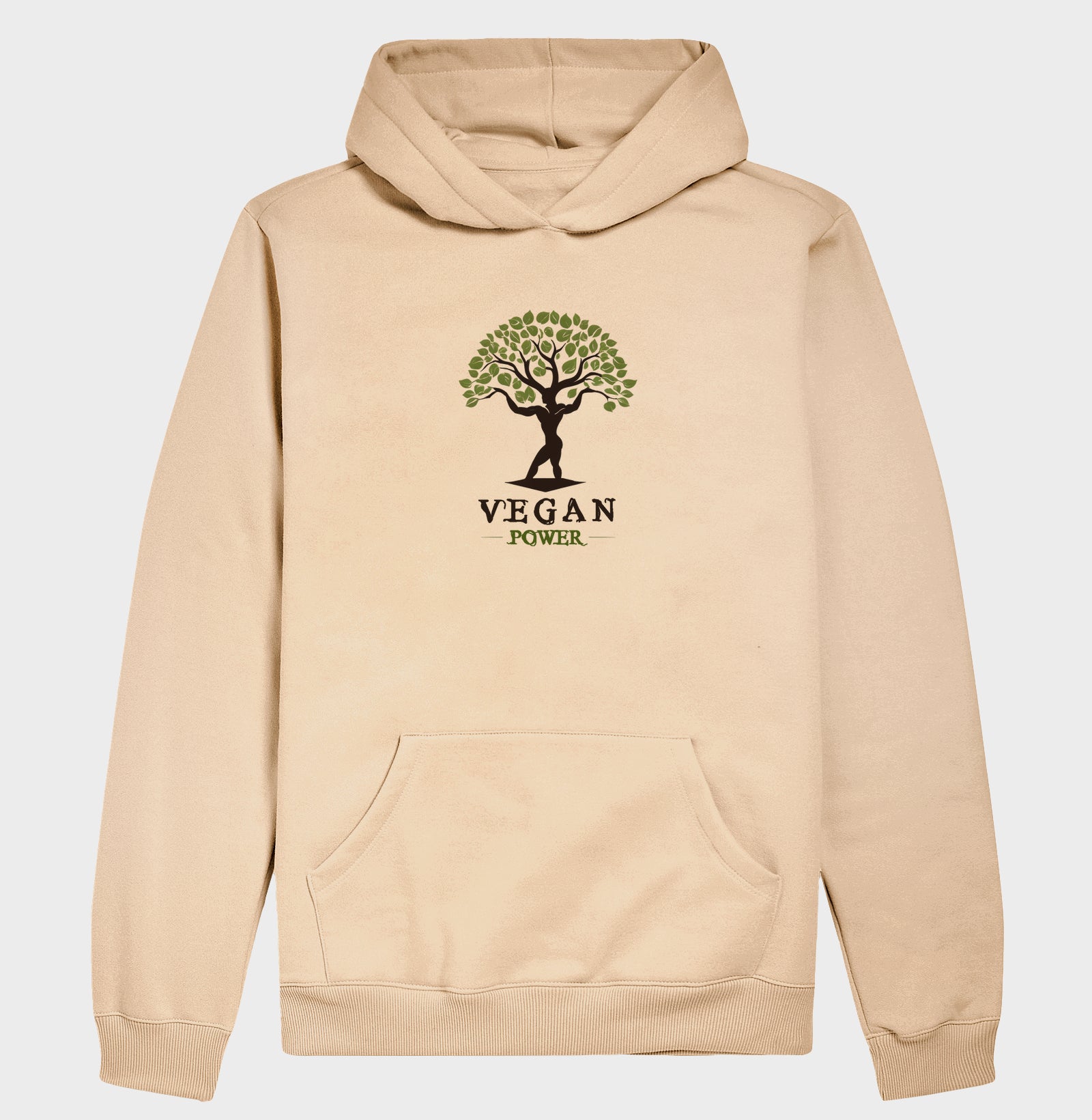 Hoodie Slim Vegan Power - Branvas