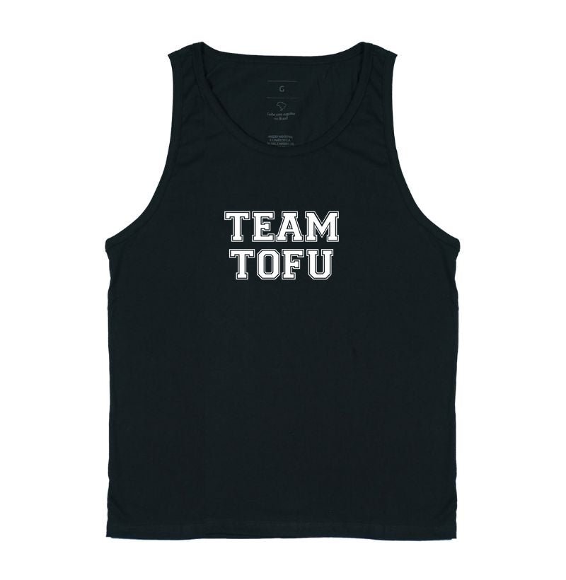 Regata Team Tofu - Frase Branca - Branvas