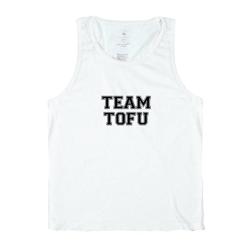 Regata Team Tofu - Frase Preta - Branvas