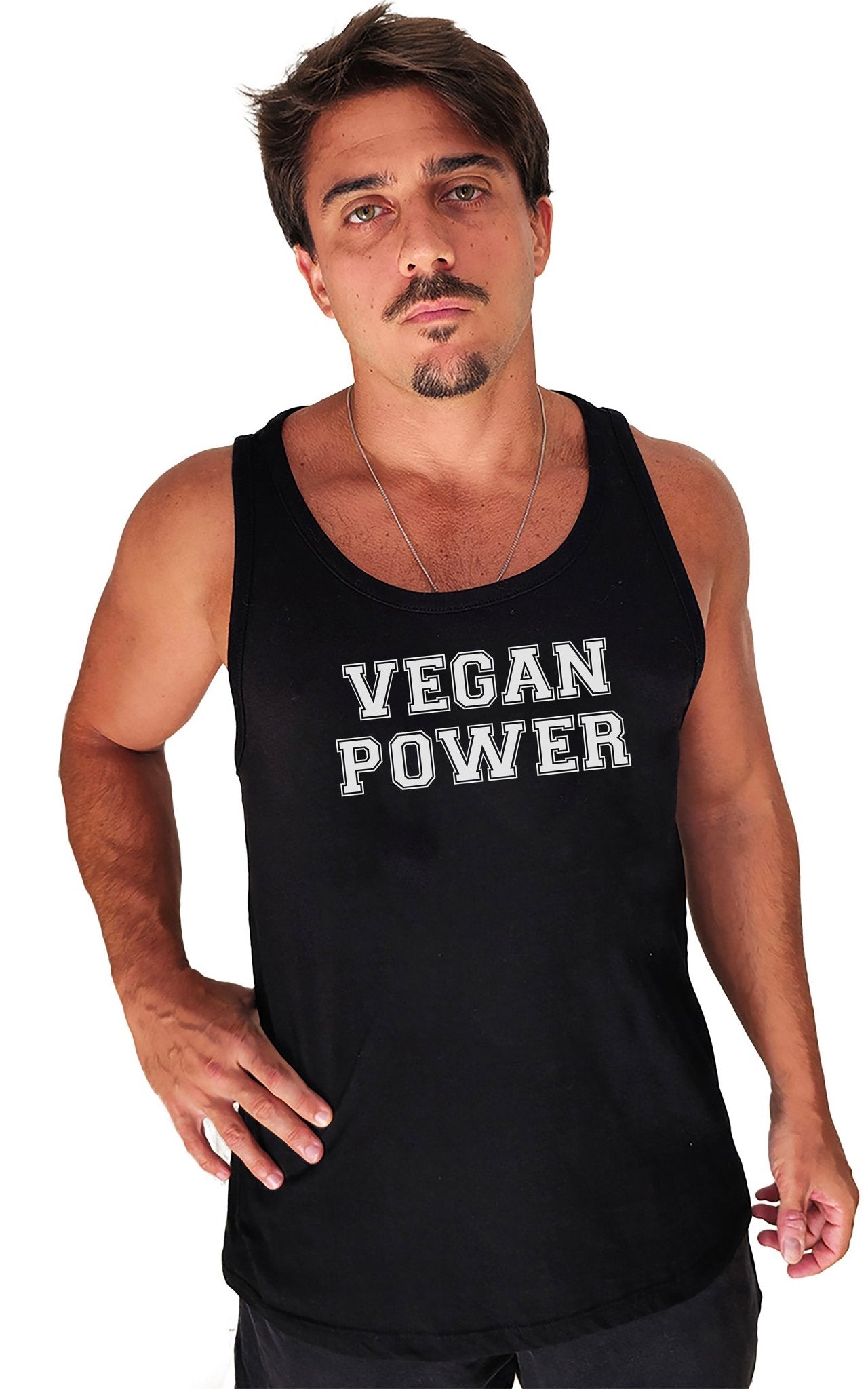 Regata Vegan Power - Frase Branca - Branvas